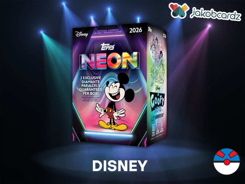 Disney Neon Value Box Topps
